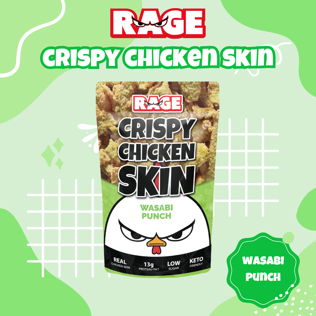 RAGE Crispy Chicken Skin Wasabi Punch